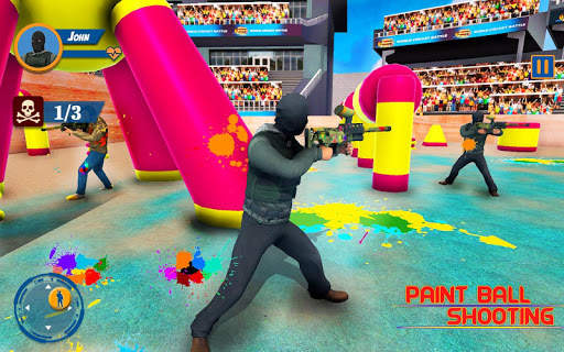 Paintball Shooting Extreme Fire Game Free screenshot 2