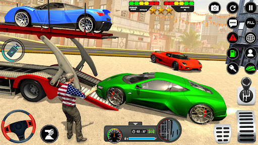 Car Transporter Trailer Truck screenshot 1