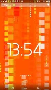 Digitle clock LWP screenshot 1