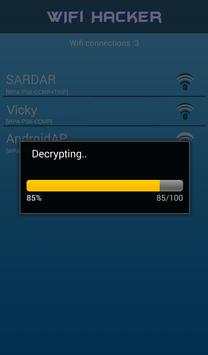Wifi Hacker Password Simulated screenshot 6