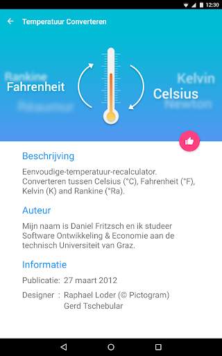 Temperatuur Converter screenshot 6