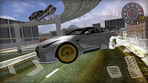 GTR R35 Drift Game Simulator screenshot 1