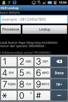 Lacak Nomor Telepon HLR Lookup screenshot 2
