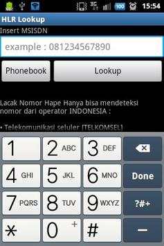 Lacak Nomor Telepon HLR Lookup скриншот 2
