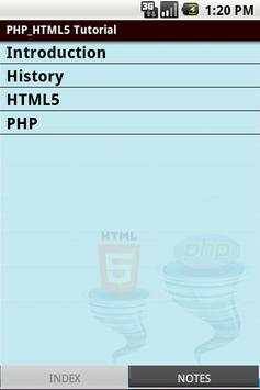 Html5 & Php Tutorial скриншот 2