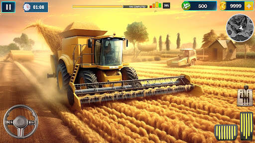 Farming Game: Tractor Driving screenshot 1