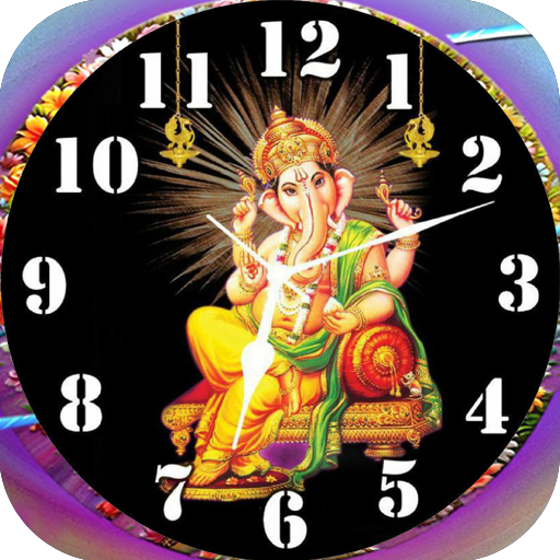 Ganesh Clock Live Wallpaper आइकन