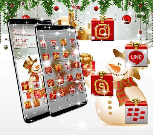 Christmas Gift Launcher Theme screenshot 5
