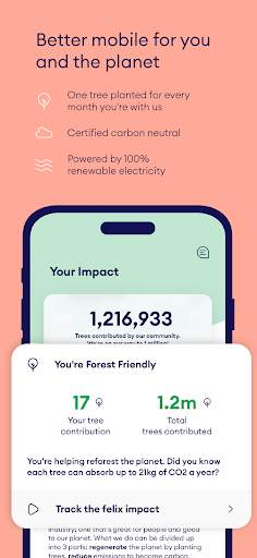 felix mobile screenshot 2