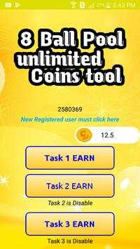 Pool unlimited coin screenshot 2