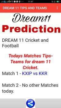 Dream Eleven 11 Prediction & Teams screenshot 1