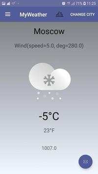 WeatherApp screenshot 1