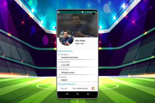 Cricket Players screenshot 4
