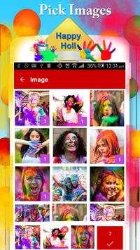 Holi Video Maker 2018 screenshot 1