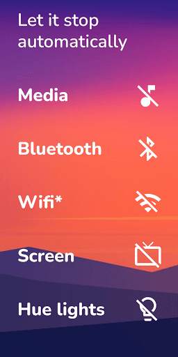 Comfy Sleep Timer - Stop music & turn off screen screenshot 4