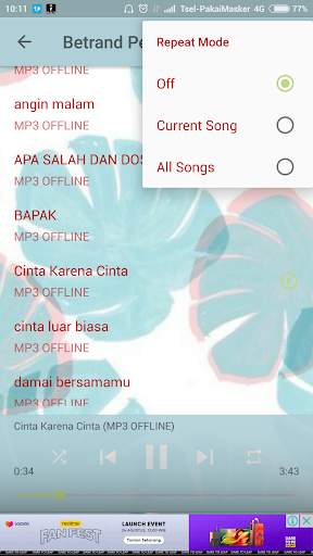 Lagu Betrand Peto Offline screenshot 5
