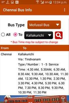 Chennai Bus Info screenshot 6