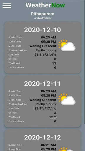 WeatherNow screenshot 3