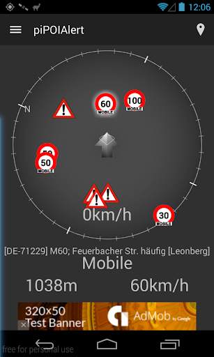 piPOIAlert - Speed Camera screenshot 1