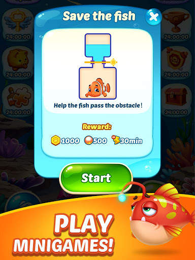 Fish Blast 3D – Fishing & Aquarium Match Game Free screenshot 9