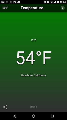 Temperature screenshot 1