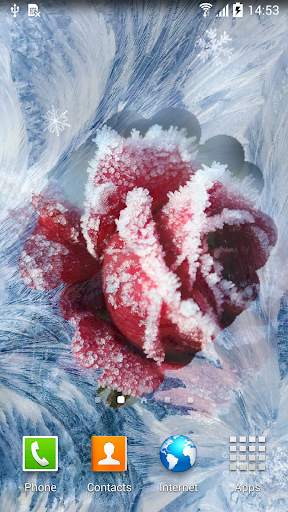 Winter Flowers Live Wallpaper screenshot 6
