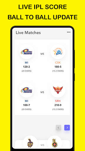I-P-L 2021 : Live Cricket TV, Highlights, Dreamtv screenshot 3