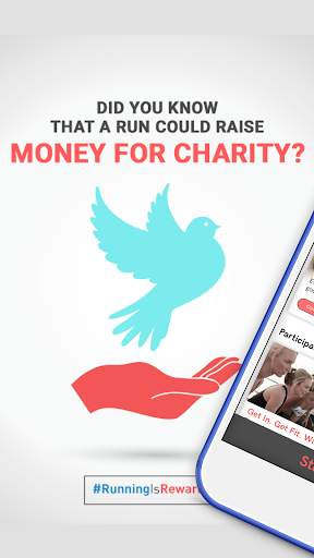 Sentiv - Run or Walk & Earn Money for a Charity स्क्रीनशॉट 1
