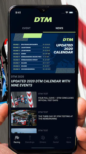 DTM – the official App screenshot 2