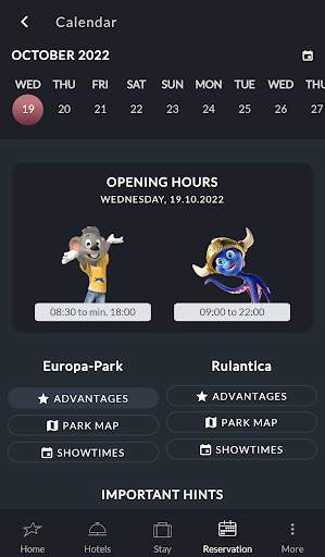 Europa-Park Hotels screenshot 4