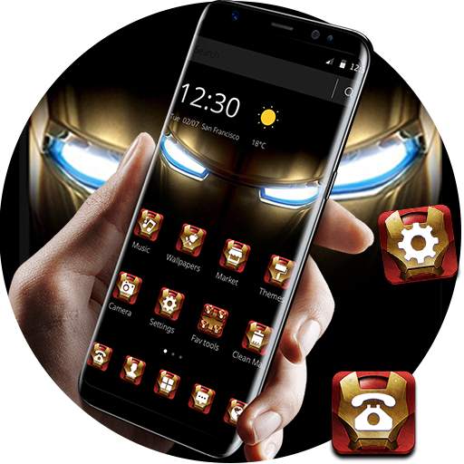 Iron Eyes Hero Tech Theme 1.1.3