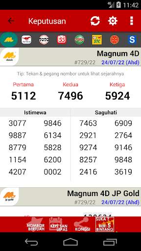 Keputusan 4D Live (MY & SG) screenshot 2