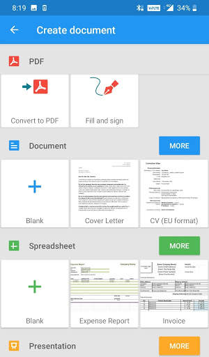 Quickoffice : Word pdf Presentation Editor screenshot 2