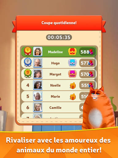🔥Kitty Scramble: Jeu de recherche de mots screenshot 10