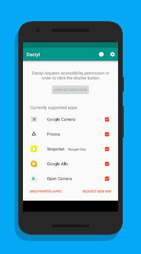 Dactyl Trial - Fingerprint Selfie Camera screenshot 1