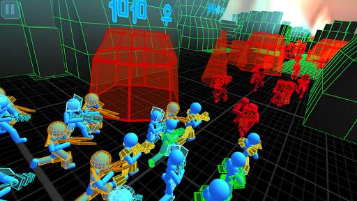 Stickman Simulator: Tank Neon screenshot 5