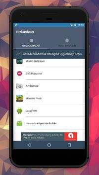 Uygulama Hızlandırma ( No Root ) "App Booster" screenshot 2