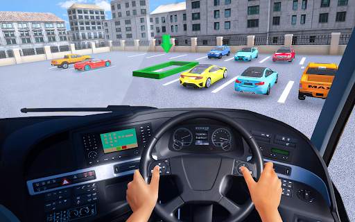 Modern Bus Parking Simulator: Free Driving Games screenshot 2