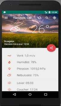 météo cameroun 1 تصوير الشاشة
