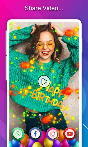 Birthday Video Maker with Song : Photo Slideshow screenshot 6