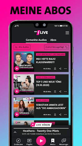 1LIVE: Radio, Musik & Podcasts screenshot 7