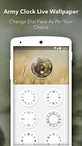 Army Clock Live Wallpaper screenshot 3