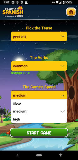 Learn Spanish Verbs Game स्क्रीनशॉट 3