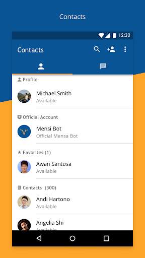 Mensa Messenger screenshot 2