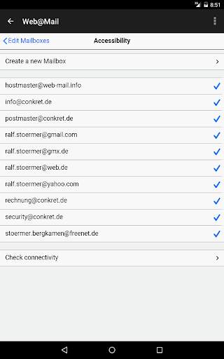 Web@Mail - Cloud based Mail ! screenshot 8