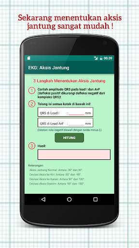 Elektrokardiogram (EKG) Pro: Aksis Jantung screenshot 1