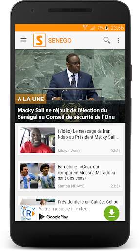 Senego: Notizie in Senegal screenshot 4