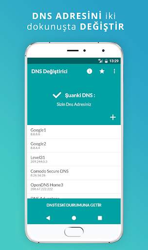 DNS Değiştirici (rootsuz) screenshot 1