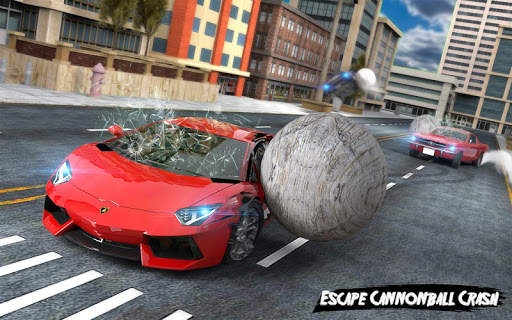Reckless Car Driving: Rolling Ball Car Crash Drive screenshot 3