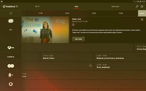 Vodafone TV 7 تصوير الشاشة